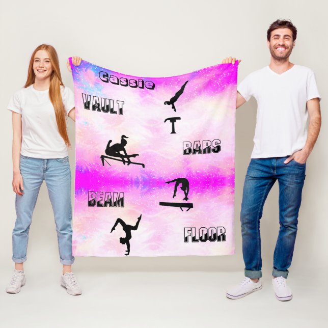 Gymnastik Hopp, Barr, Bom, Golv Flytande Filta Fleecefilt (På plats)