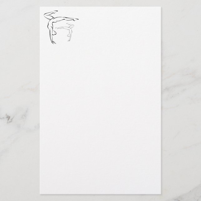Gymnastik II Brevpapper (Framsida)