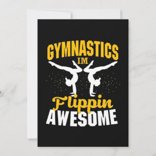 Gymnastik Jag Är Supercool Inbjudningar