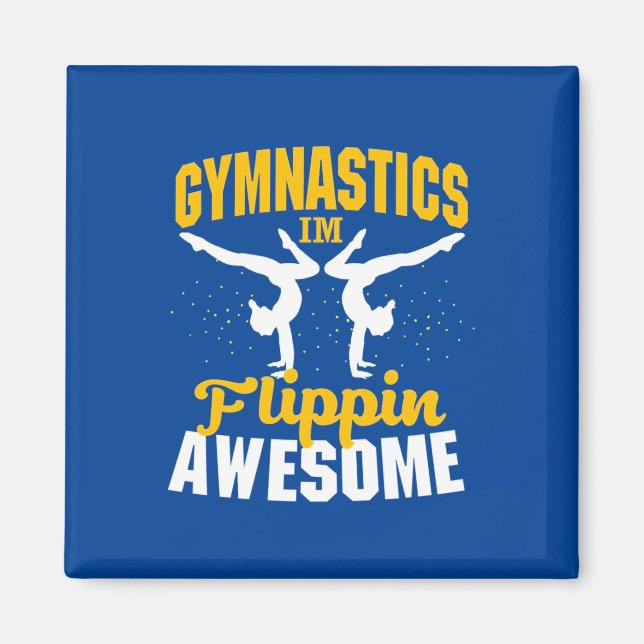 Gymnastik jag är Vänppin Fantastisk Magnet (Framsidan)