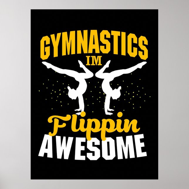 Gymnastik jag är Vänppin Fantastisk Poster (Framsidan)