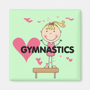 GYMNASTIK - kärlekgymnastikTshirts och gåvor Magnet
