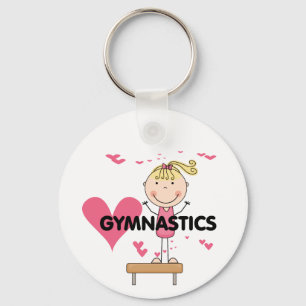 GYMNASTIK - kärlekgymnastikTshirts och gåvor Nyckelring