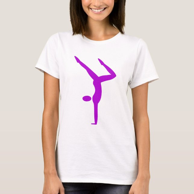Gymnastik - Lila Tee Shirt (Framsida)