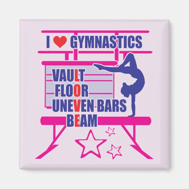 Gymnastik Magnet (Framsidan)
