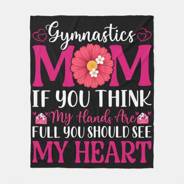 Gymnastik Mamma Fleecefilt (Framsidan)