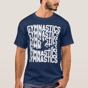 Gymnastik Män Kvinnor Pojkar Flickor Gymnast Dans T Shirt
