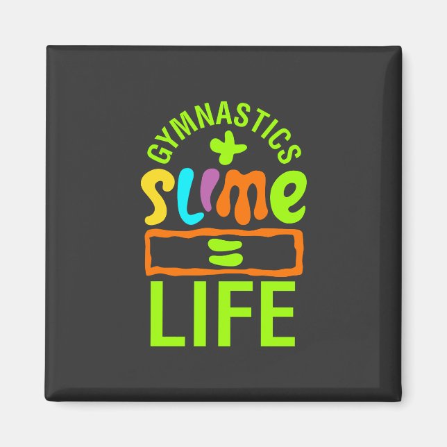 Gymnastik och glimmer magnet (Framsidan)