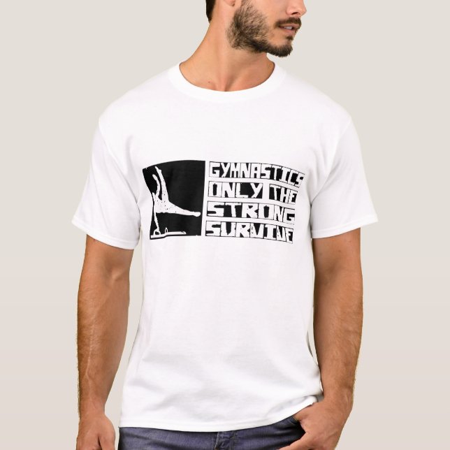 Gymnastik överlever tee (Framsida)