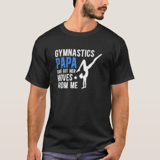 Gymnastik Pappa Farfar Rollig Gymnastik Pappa T Shirt