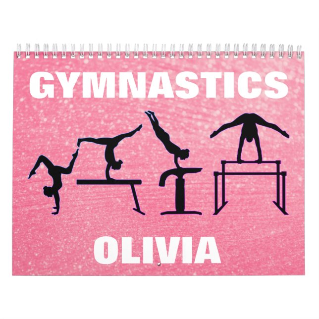 Gymnastik Pastell Rosa Kalender (Omslag)