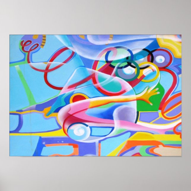 gymnastik poster (Framsidan)