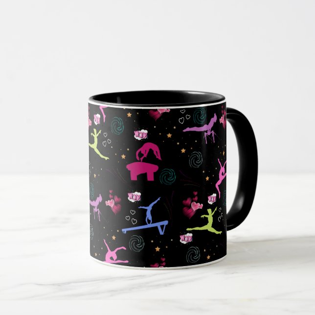 Gymnastik Rolig Tryck Mugg (Framsida höger)