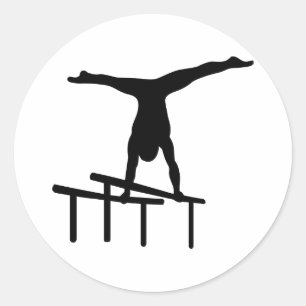 Gymnastik Runt Klistermärke