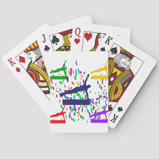 GYMNASTIK SPELKORT (Baksidan)