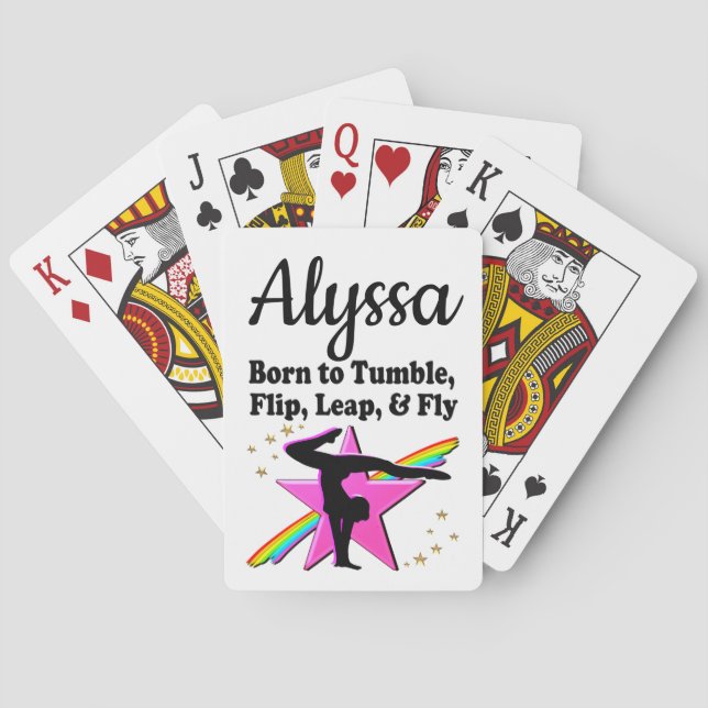GYMNASTIK TILL TUMBEN CASINOKORT (Baksidan)