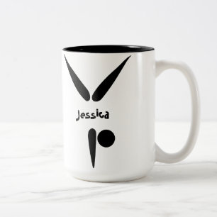Gymnastik Två-Tonad Mugg
