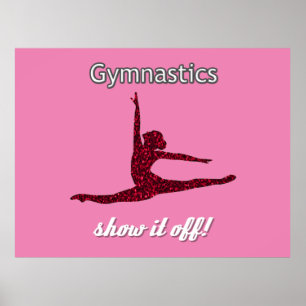 Gymnastik - Visa upp det! Poster