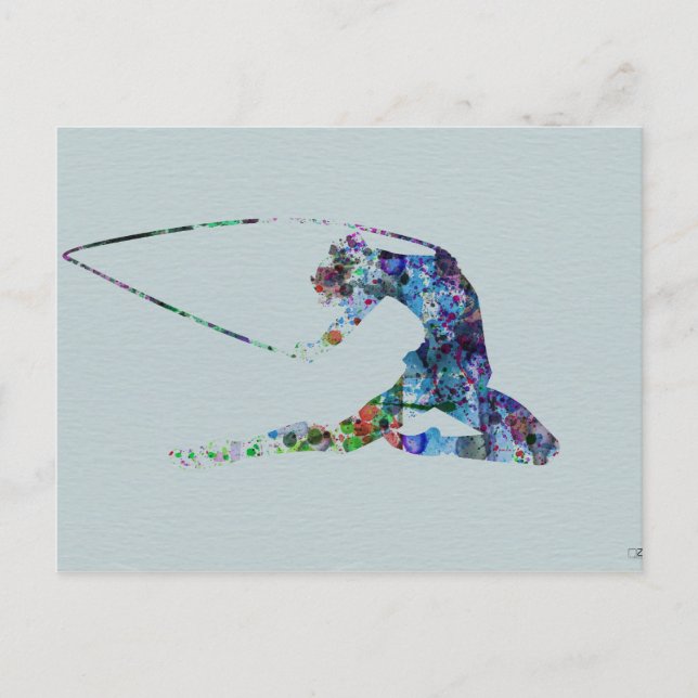 Gymnastik Vykort (Framsida)