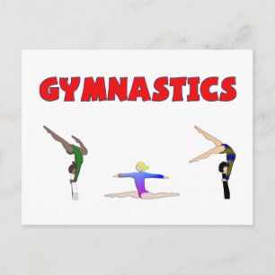 Gymnastik Vykort