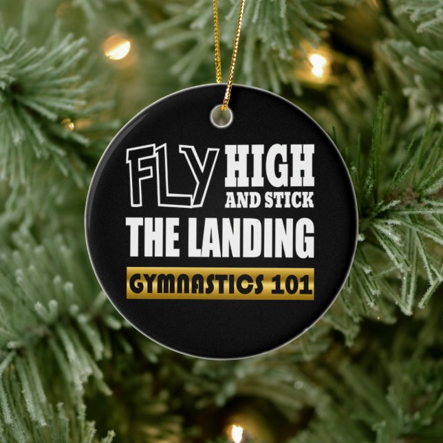Gymnastika 101 Fly High - Pub Gymnast Julgransprydnad Keramik (Träd)