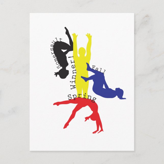 Gymnastika 365 vykort (Framsida)