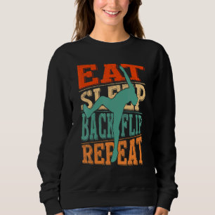 Gymnastika Acrobat Parkour Eat Soat Back FliRep T Shirt