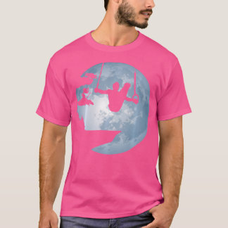 Gymnastika framför fullkomligt mononsilhouette Rin T Shirt