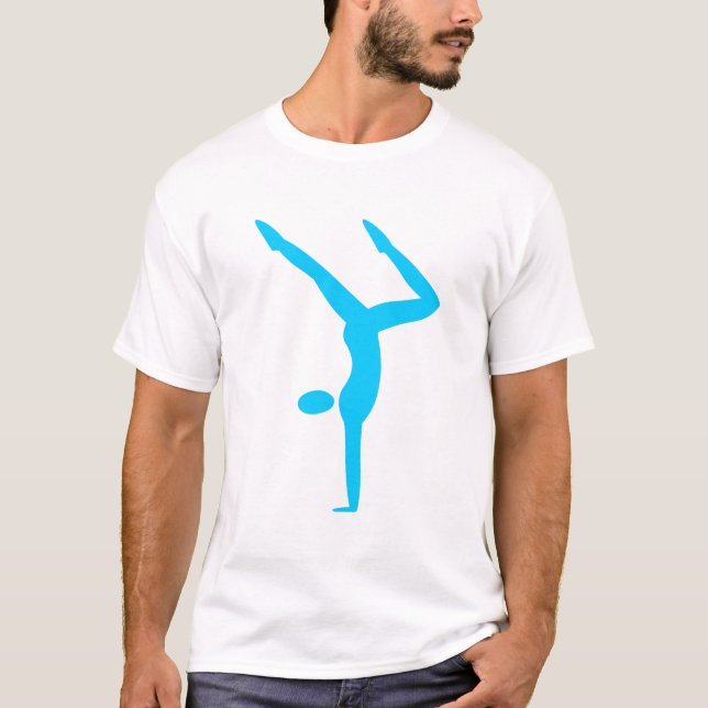 Gymnastika - Himlar Blue Tee (Framsida)
