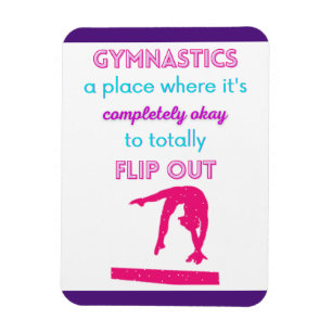 Gymnastika i Ställe där det är okej att vända sig Magnet