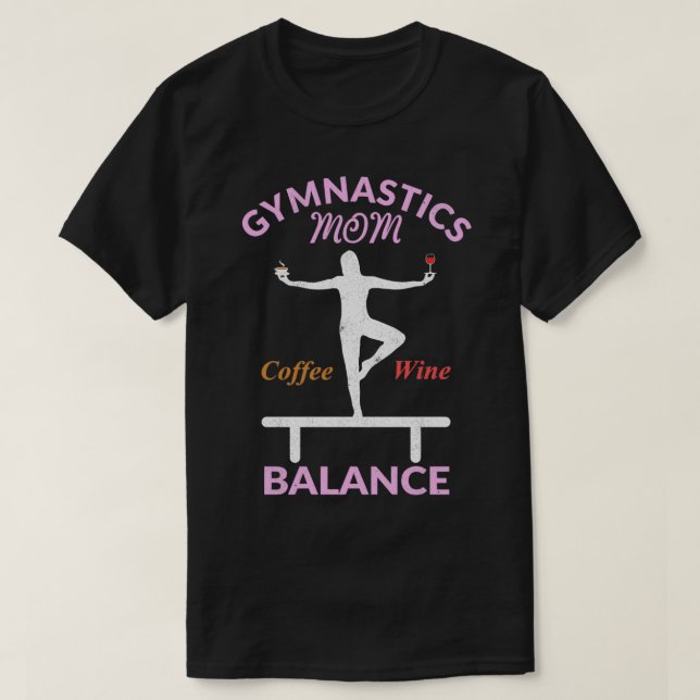 Gymnastika Mammor har balans 1 T Shirt (Design framsida)
