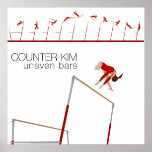 Gymnastika - ojämn Pub-färdighet Poster