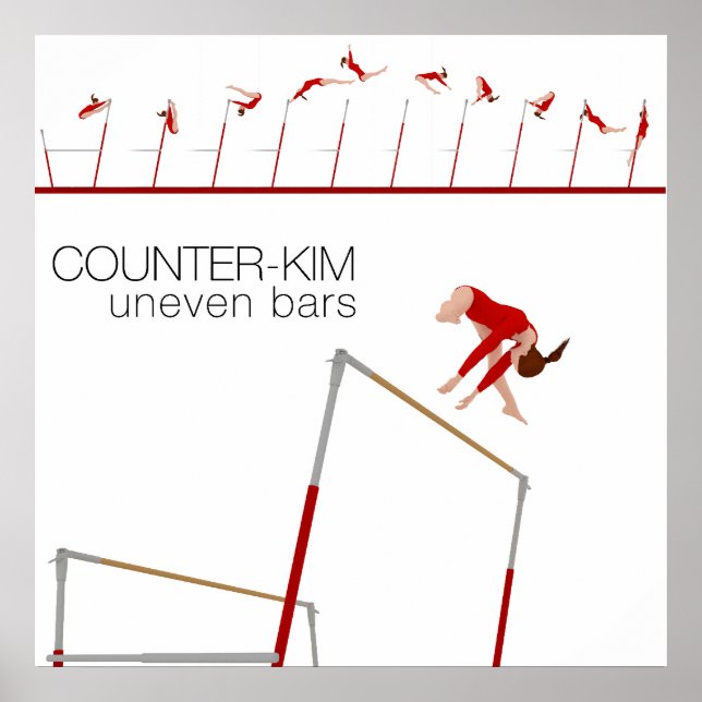 Gymnastika - ojämn Pub-färdighet Poster (Framsidan)