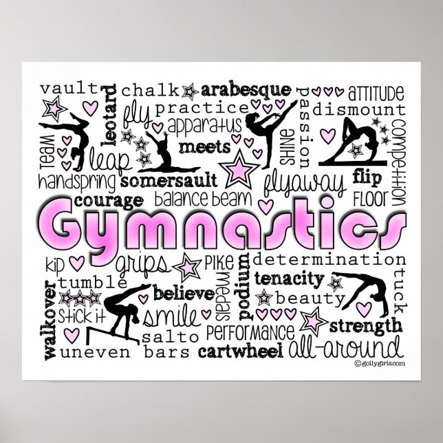 Gymnastika Ord 2 Poster (Framsidan)