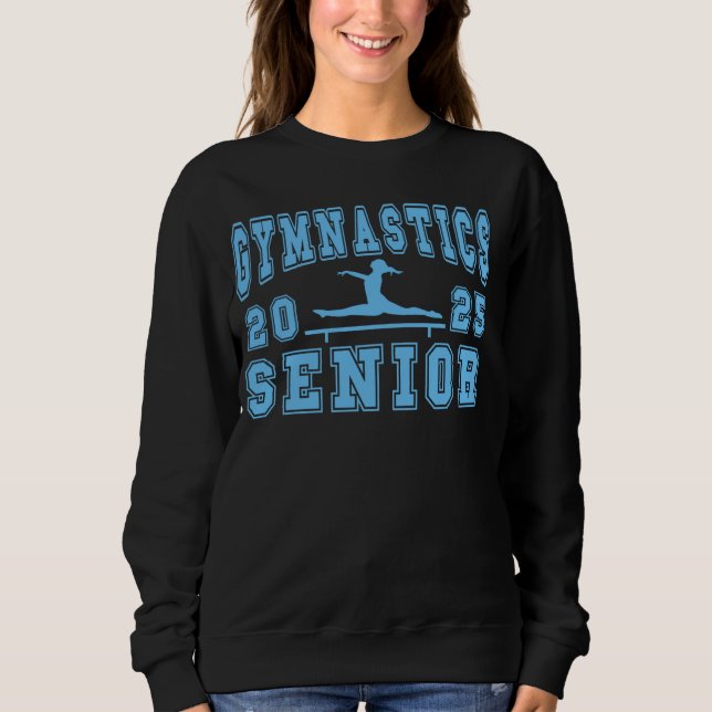 Gymnastika Senior Night Gymnastics Senior 2025 Gra T Shirt (Framsida)
