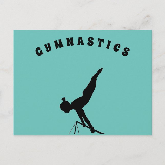 Gymnastikakademi till Studenter Helgdag vykort (Framsida)