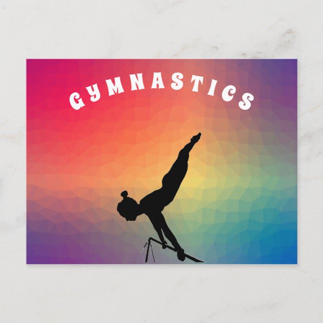 Gymnastikakademin till studenter semester vykort (Framsida)