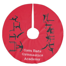 Gymnastikakademins julduksklänning julgransmatta borstad polyester