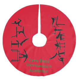 Gymnastikakademins trädskörtel julgransmatta borstad polyester