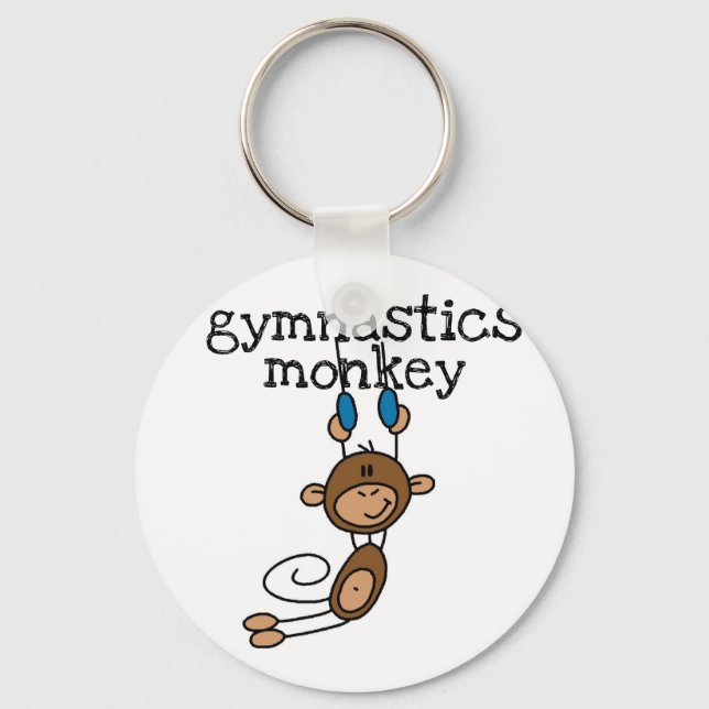 Gymnastikapapegja Nyckelring (Framsida)