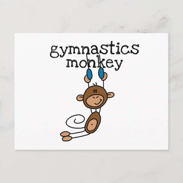 Gymnastikapapegua Vykort (Framsida)