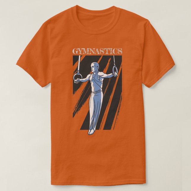 Gymnastikapparat Gymnastics Artistic 7 T Shirt (Design framsida)