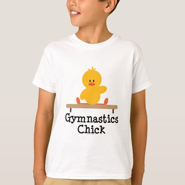 Gymnastikchicken lurar T-skjortan Tröja (Framsida)