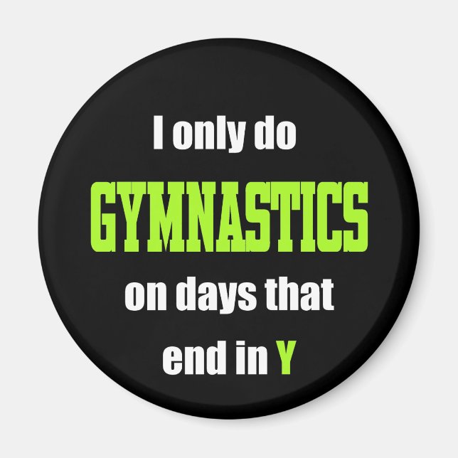 Gymnastikdagar Magnet (Framsidan)