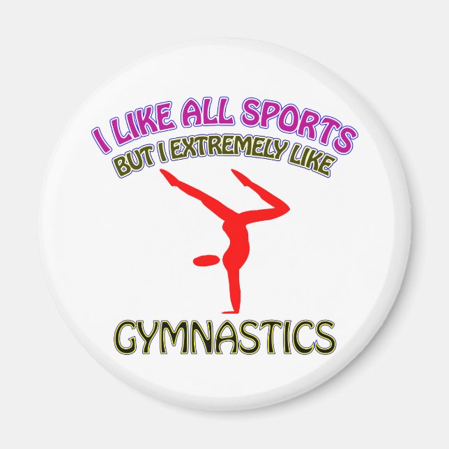 Gymnastikdesign Magnet (Framsidan)