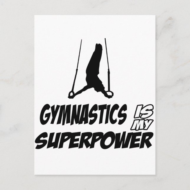 Gymnastikdesign Vykort (Framsida)