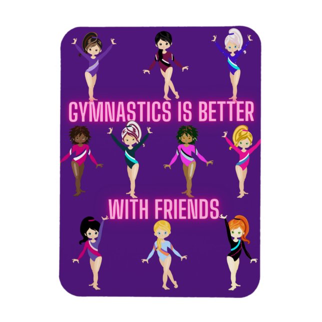 Gymnastiken är bättre för vänner magnet (Vertikal)