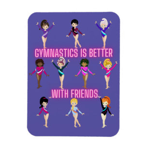 Gymnastiken är bättre för vänner magnet