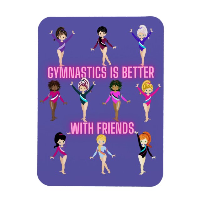 Gymnastiken är bättre för vänner magnet (Vertikal)