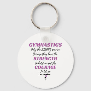 Gymnastiken ger den starka Överlevande gymnastgå Nyckelring
